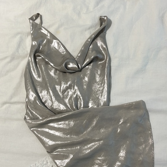 Zara Metallic Party Dress - Picture 3 of 5